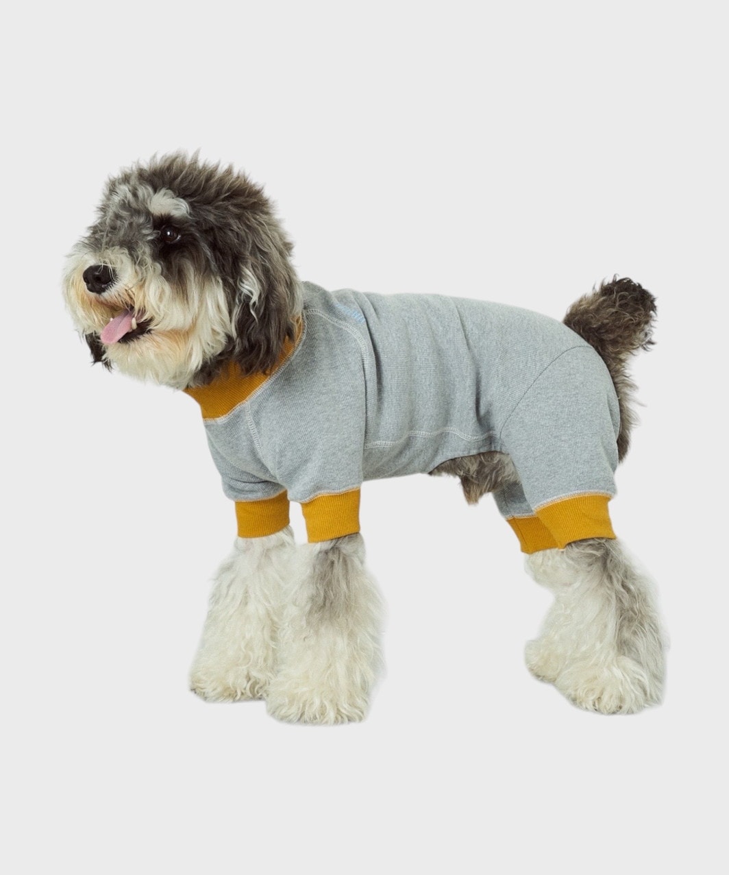 ACTIVE DOG ROMPERS - GREY/YELLOW