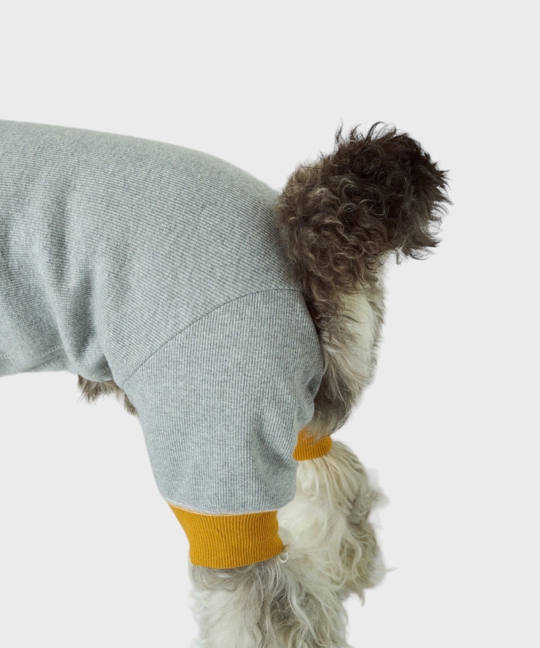 ACTIVE DOG ROMPERS - GREY/YELLOW