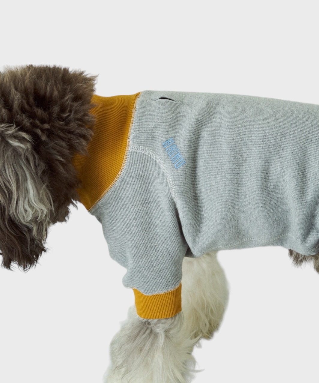 ACTIVE DOG ROMPERS - GREY/YELLOW