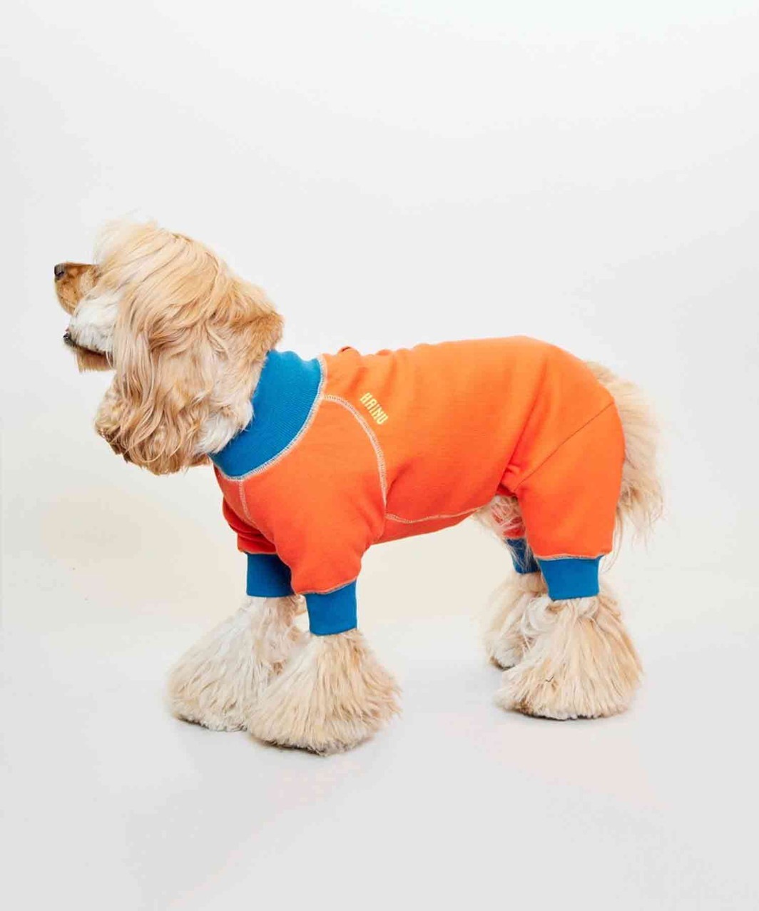 ACTIVE DOG ROMPERS - GREY/YELLOW