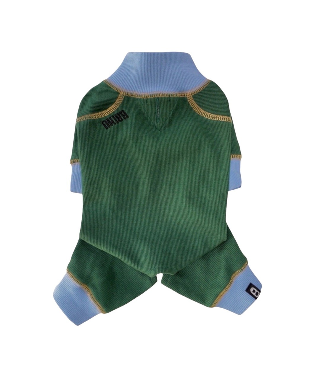 ACTIVE DOG ROMPERS - GREEN/SKYBLUE