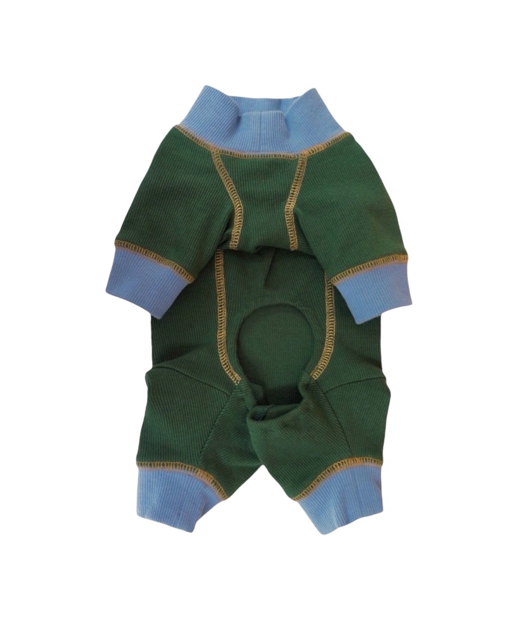 ACTIVE DOG ROMPERS - GREEN/SKYBLUE