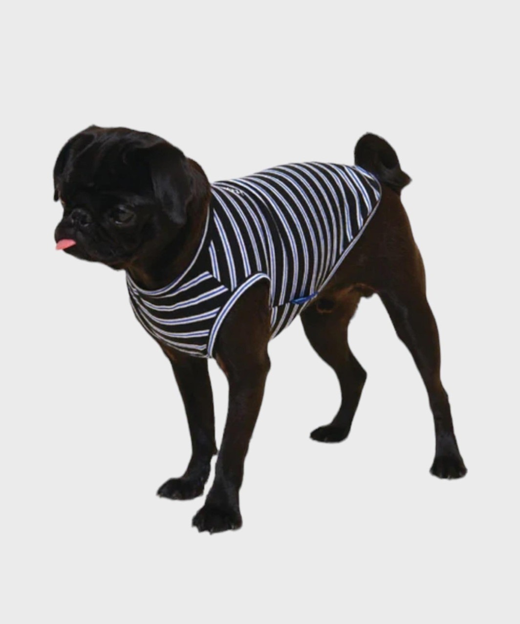 MAIN SQUEEZE SLEEVELESS SHIRT - BLACK/BLUE