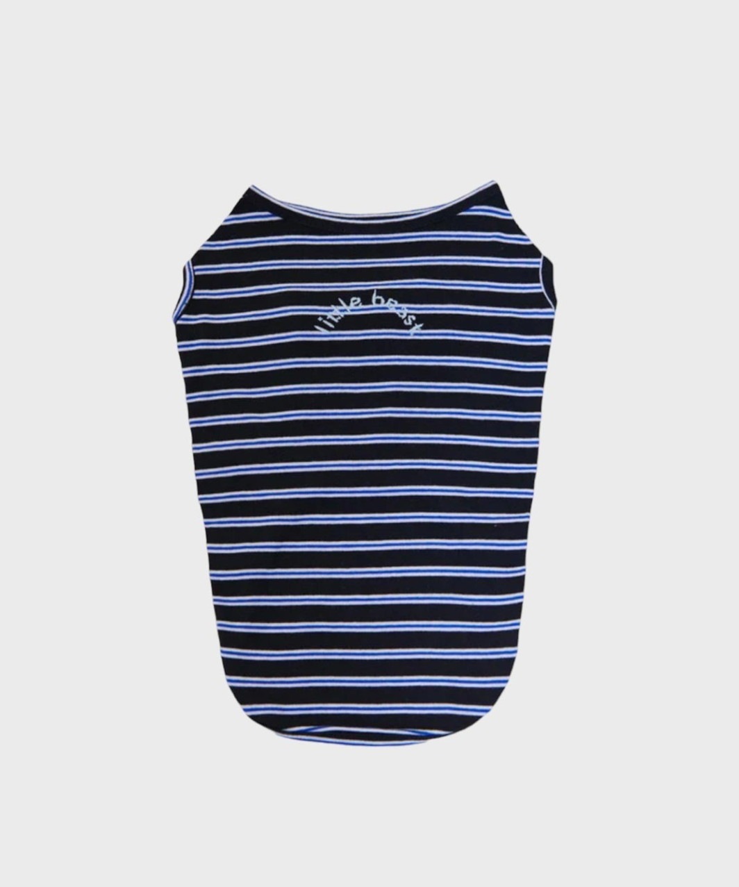 MAIN SQUEEZE SLEEVELESS SHIRT - BLACK/BLUE