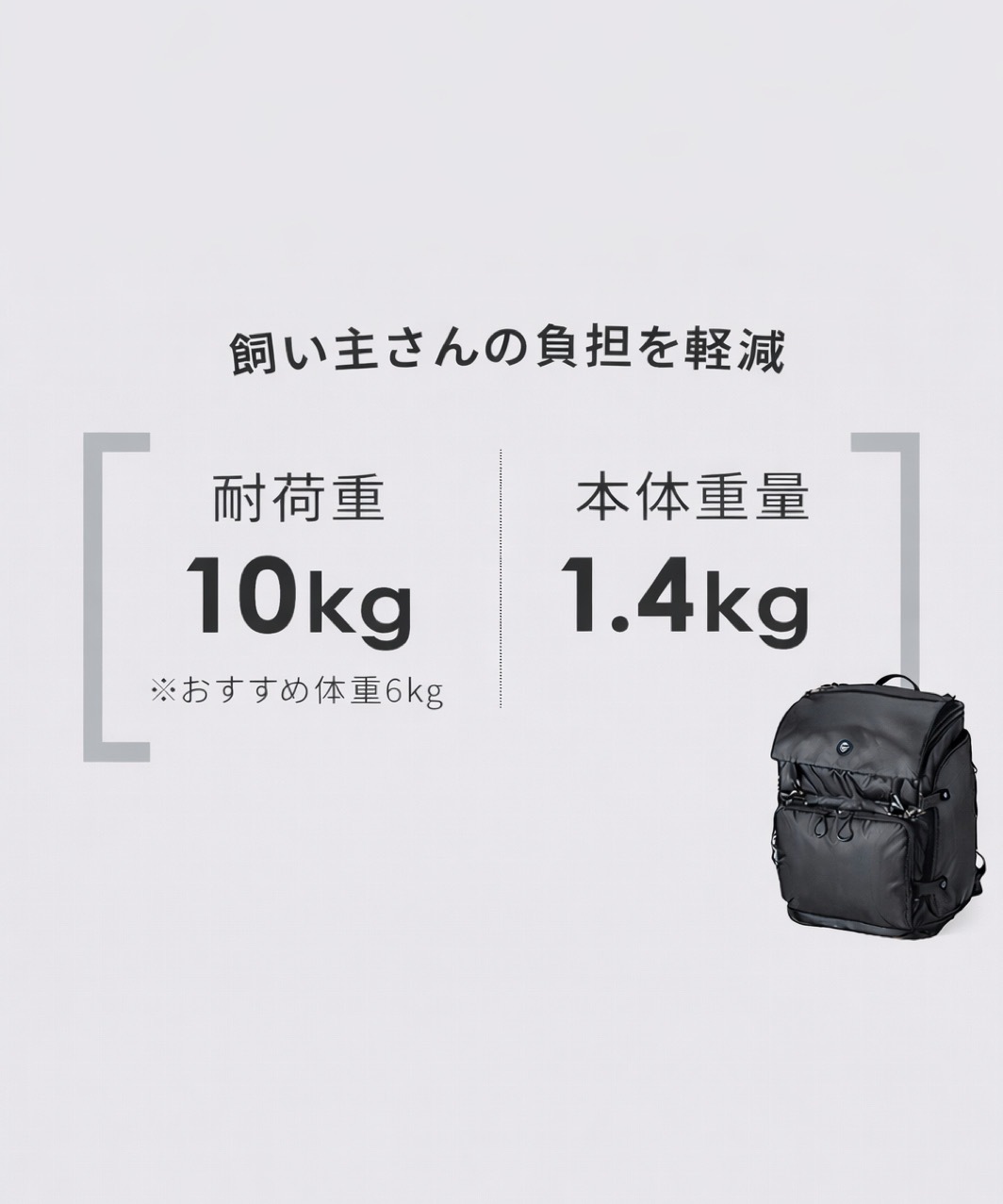 AirBuggy 3WAY BACKPACK CARRIER COOL GREY