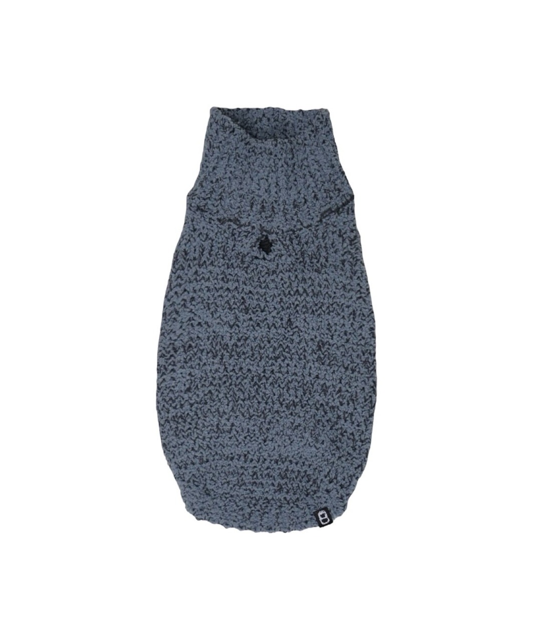 CREAM YARN SWEATER - GREY