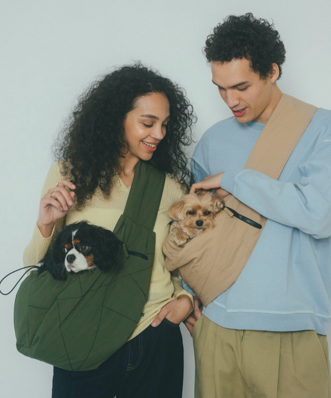 PET CARRY SHOULDER - KHAKI