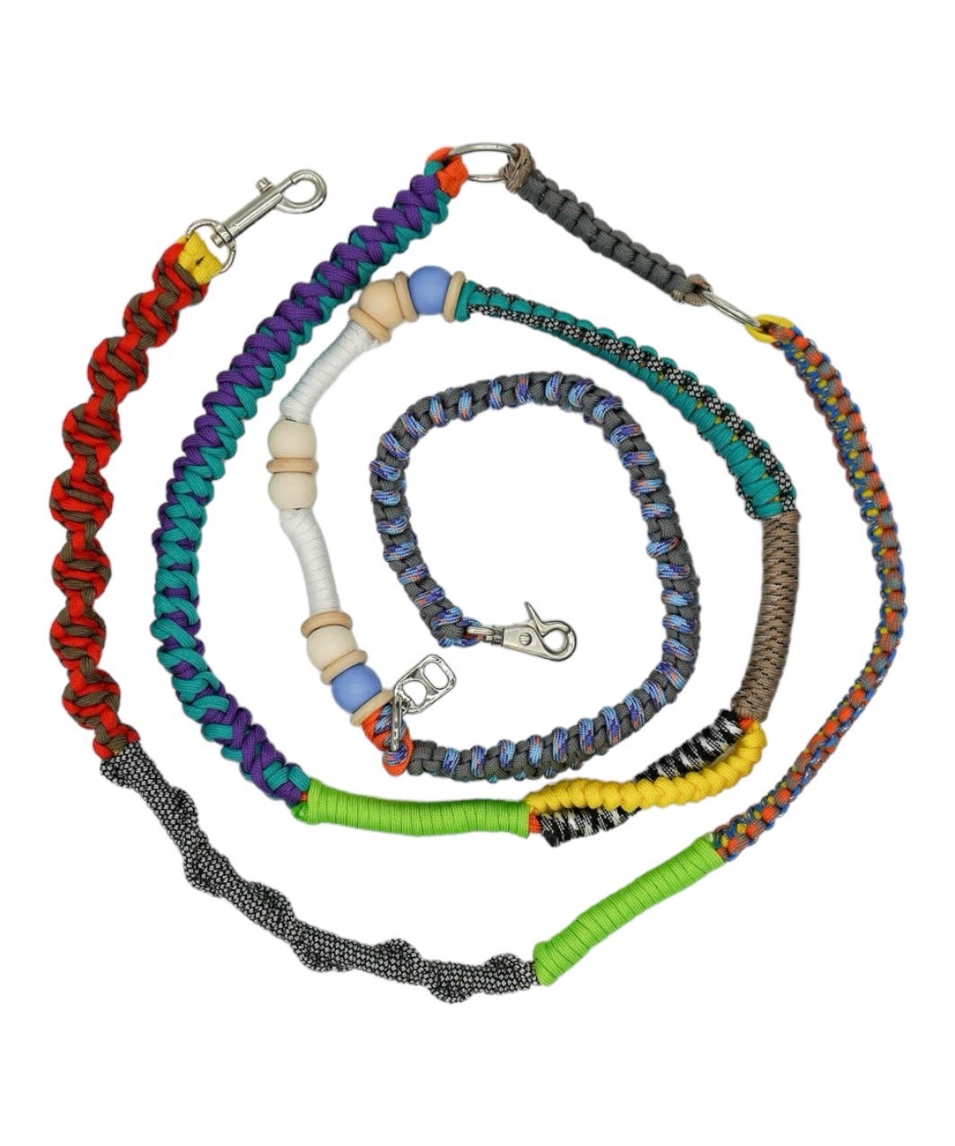 RIOCA×PEGION SHOULDER LEASH NO,1 (No ball) - GREY×BLACK