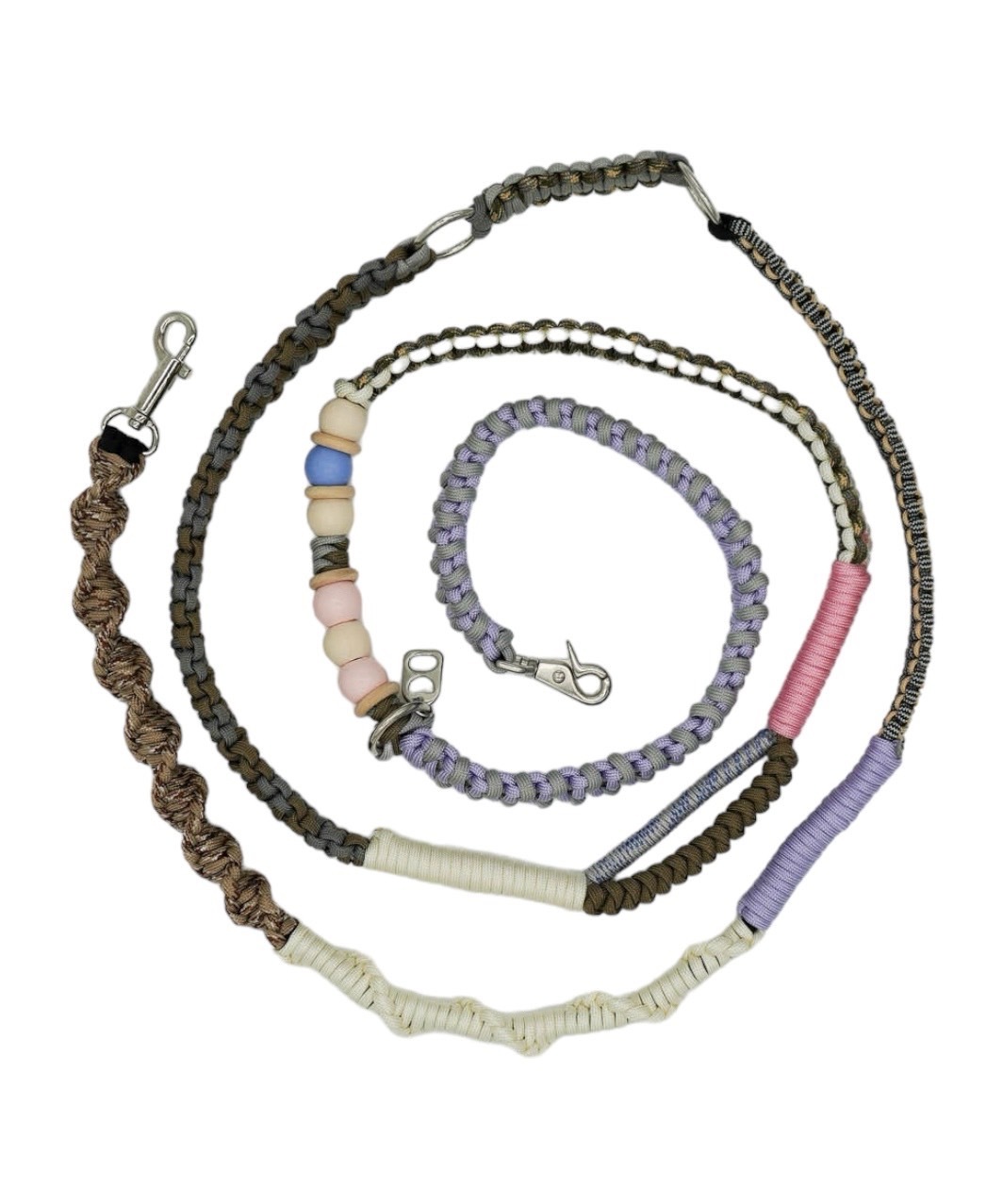 RIOCA×PEGION SHOULDER LEASH NO,1 (No ball) - GREY×BLACK