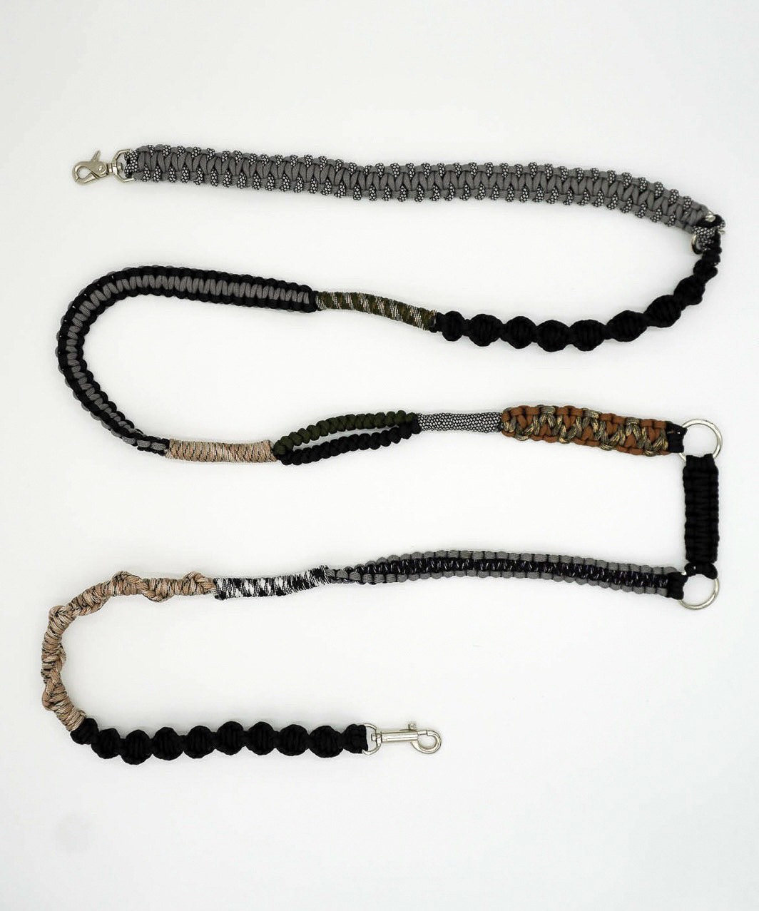 RIOCA×PEGION SHOULDER LEASH NO,1 (No ball) - GREY×BLACK