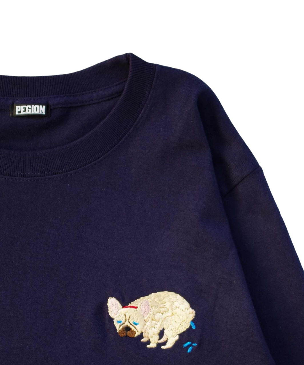 F/B POOPING LONG TEE - FAWN