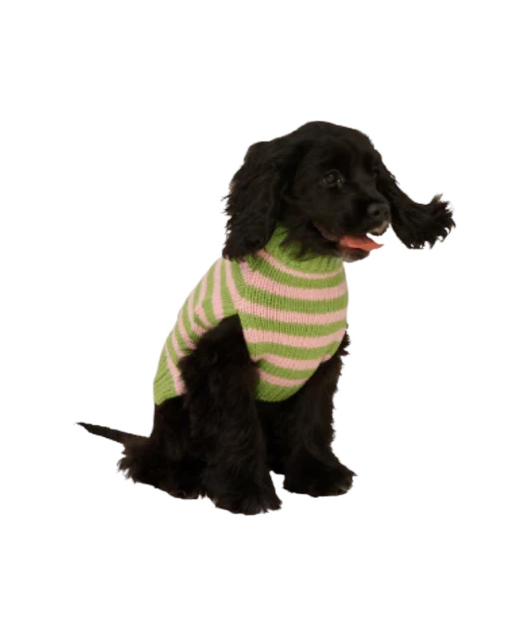 PEACE SWEATER - GREEN/PINK