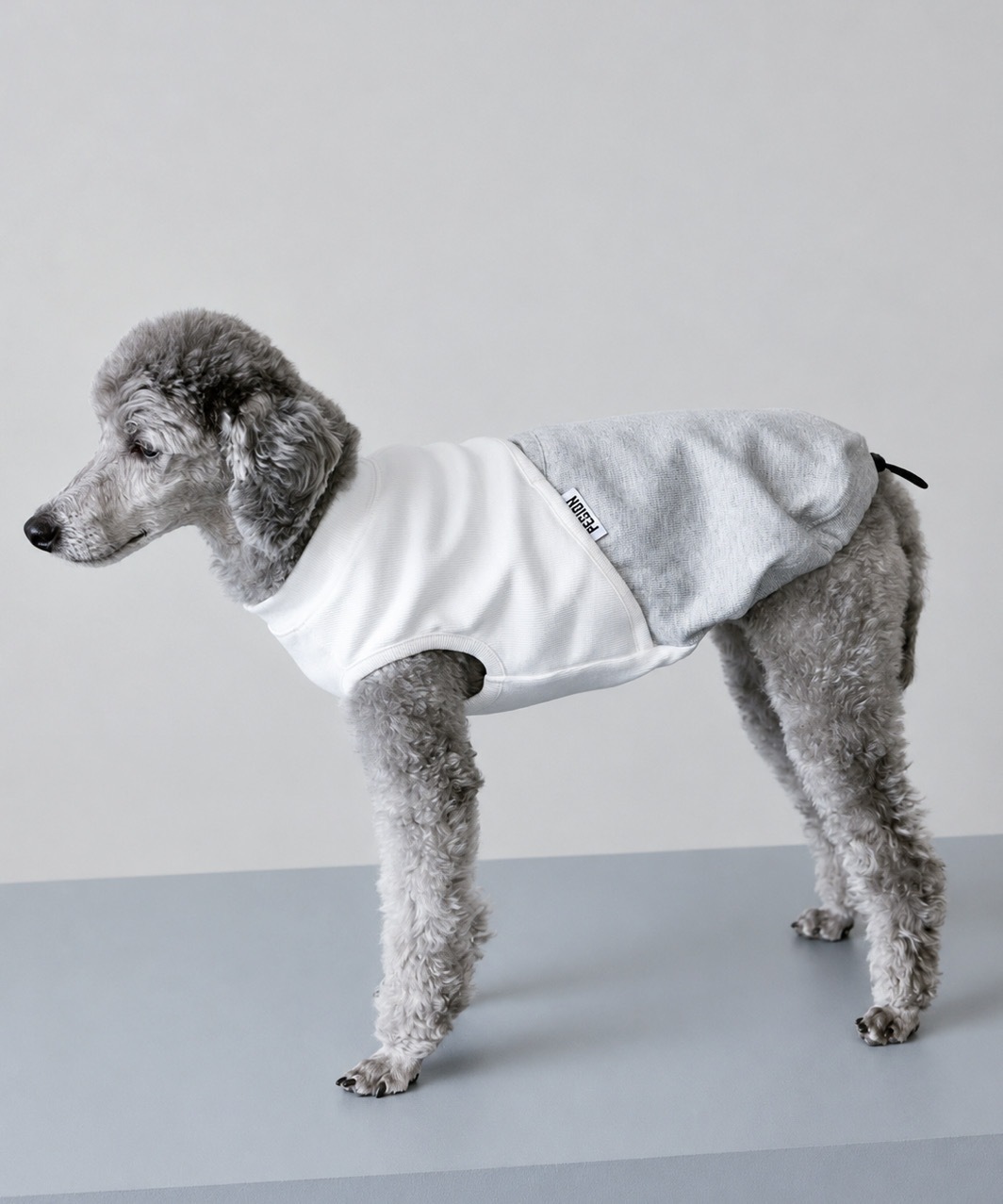 DOCKING TANK TOP - GREY/WHITE