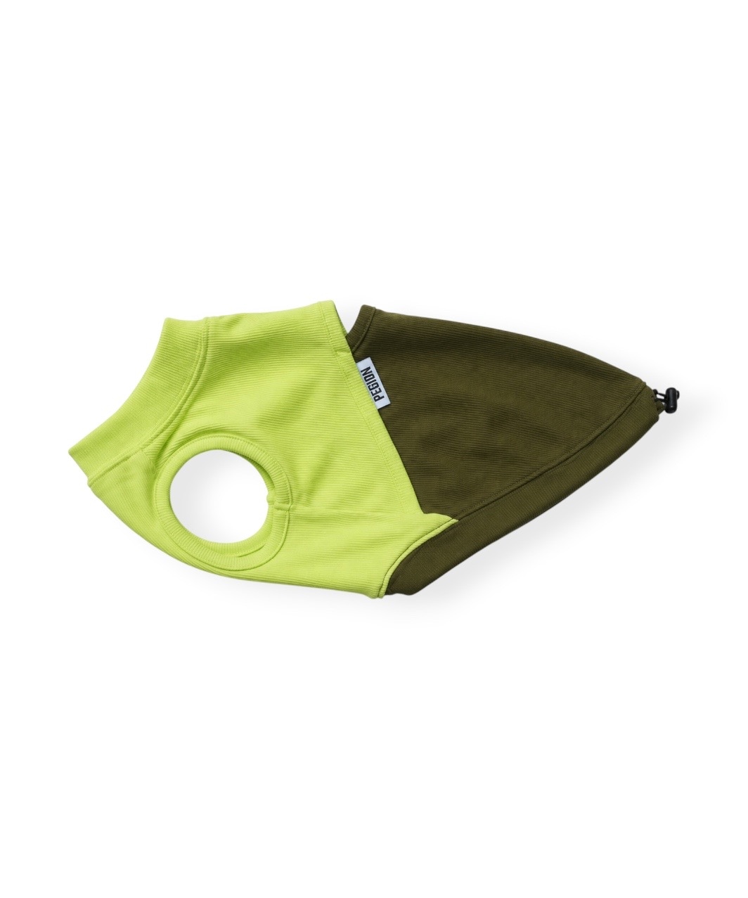 DOCKING TANK TOP - KHAKI/NEON GREEN