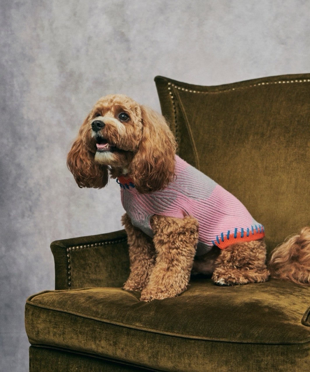 STITCHED KNIT - PINK