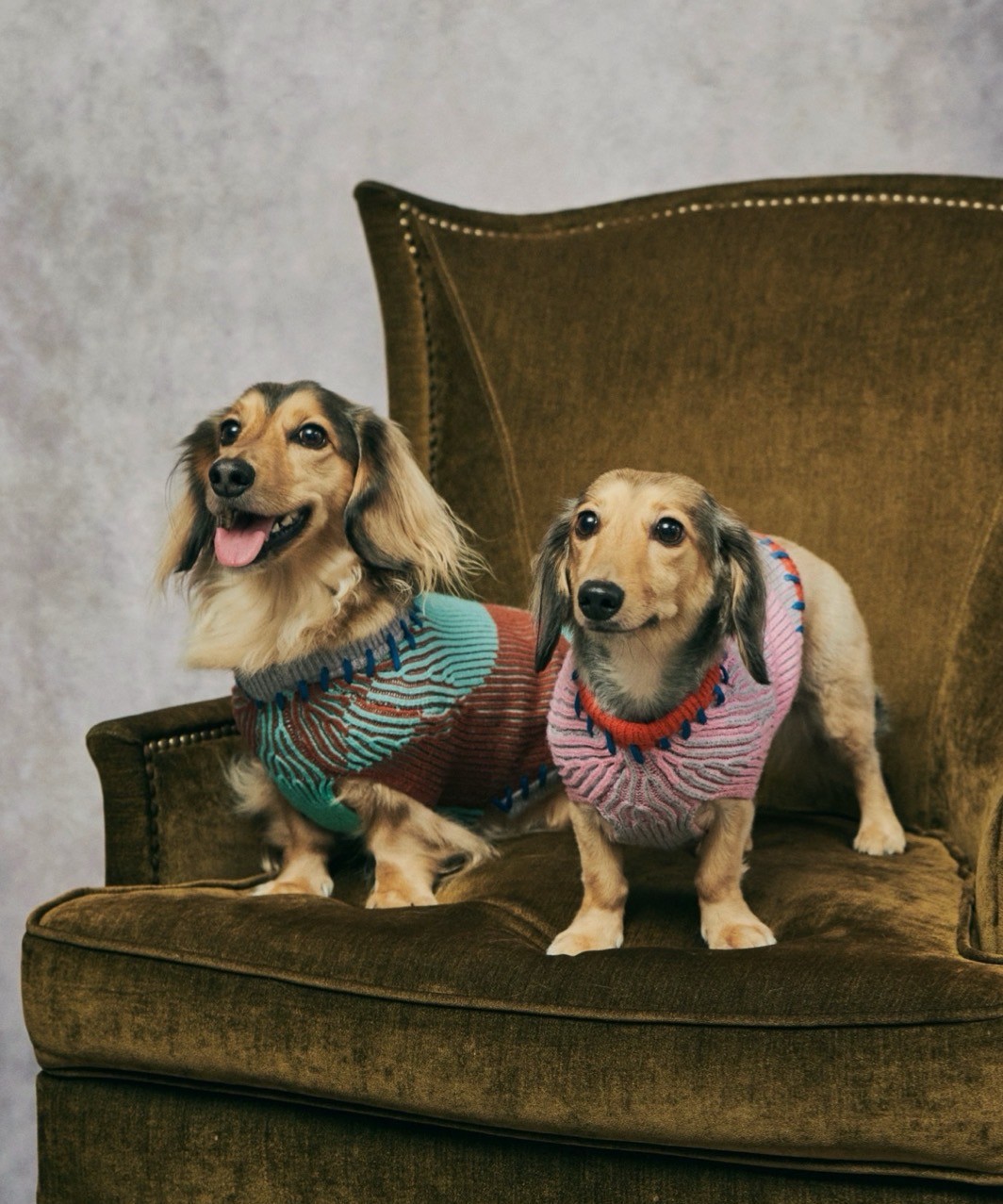 STITCHED KNIT - PINK