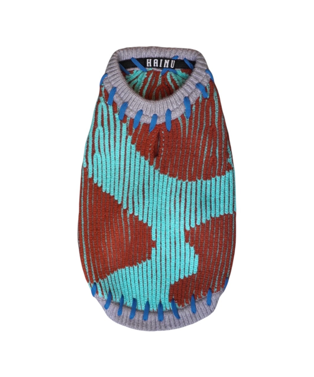 STITCHED KNIT - BLUE