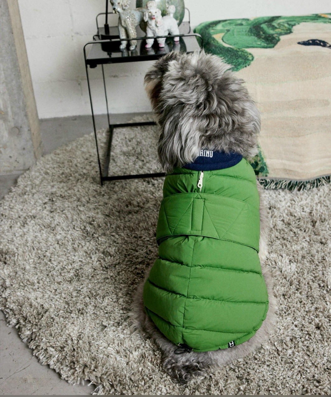 EASY DOWN COAT - KHAKI | HAINU -おしゃれなドッグウェアの通販なら