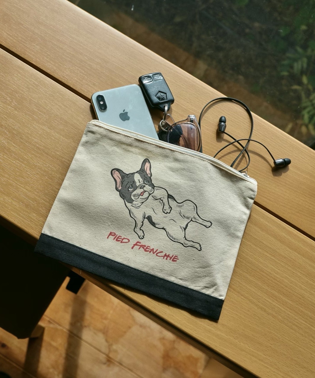 FRENCHIE FRENCHIE POUCH - FAWN