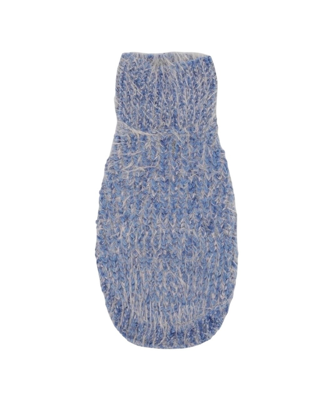 FUZZ SWEATER - BLUE/BABY PINK