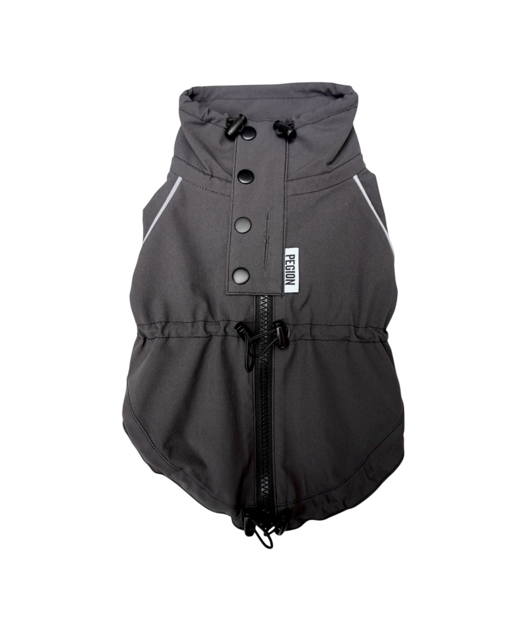 BACK-ZIP BLOUSON - BLACK/BLACK