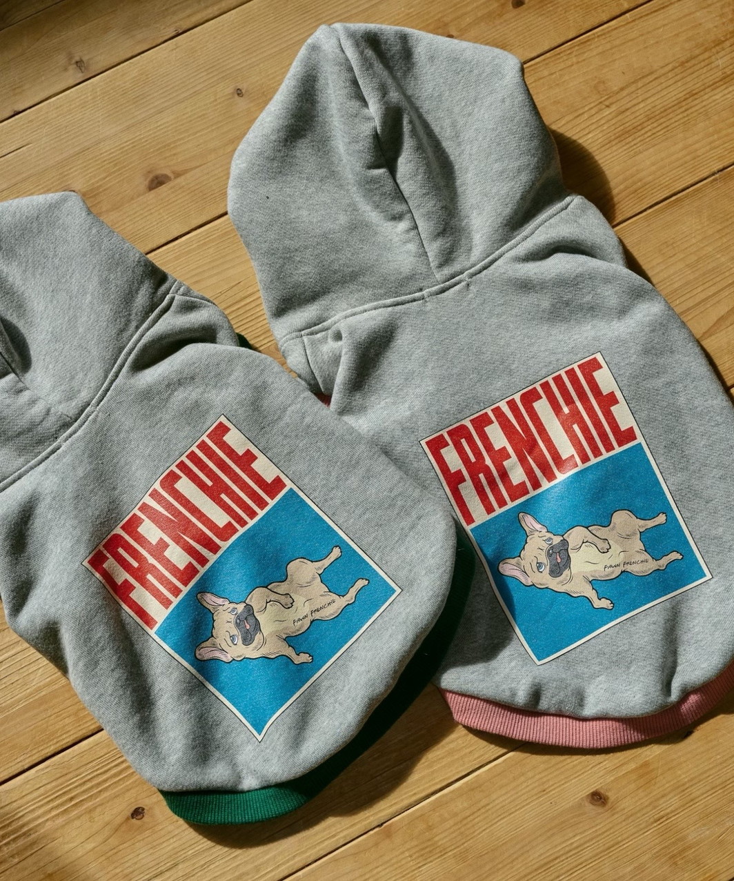 FRENCHIE DOG PARKA - BRINDLE