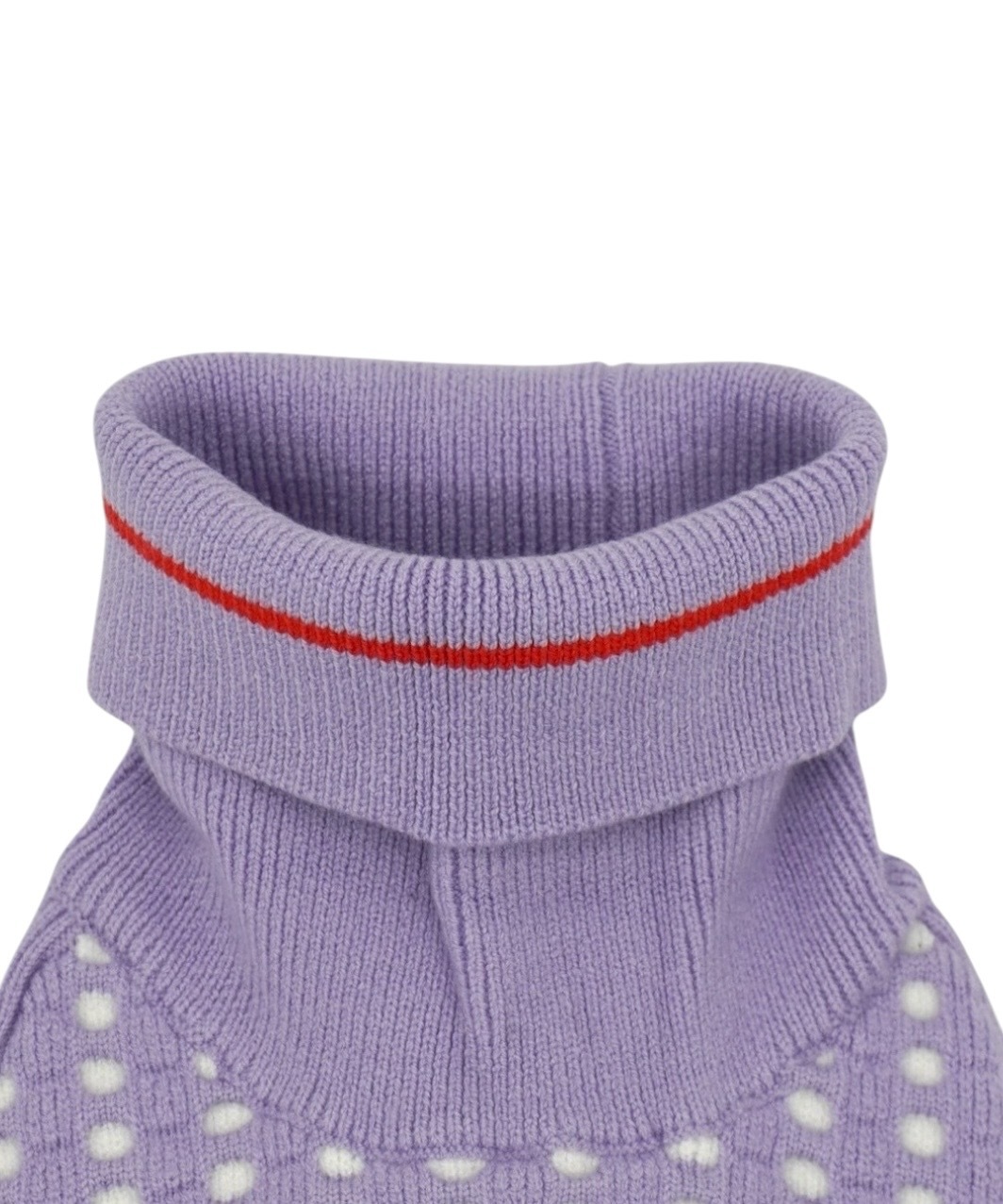 PIQUE SWEATER-LAVENDER