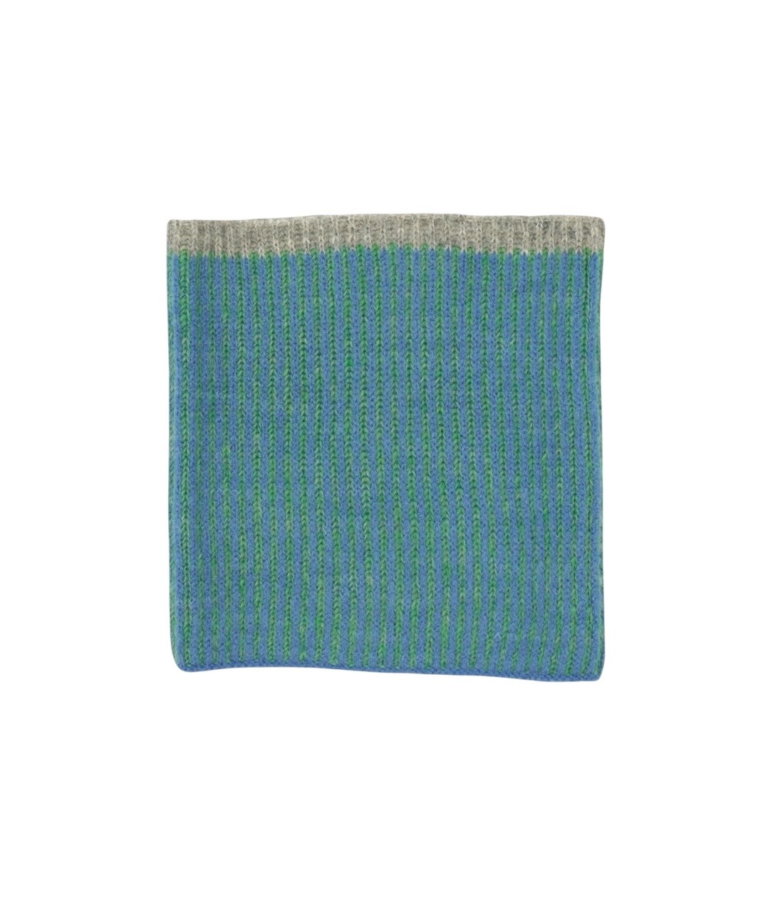 RIBLET NECK WARMER - OCEAN BLUE/MINT GREEN