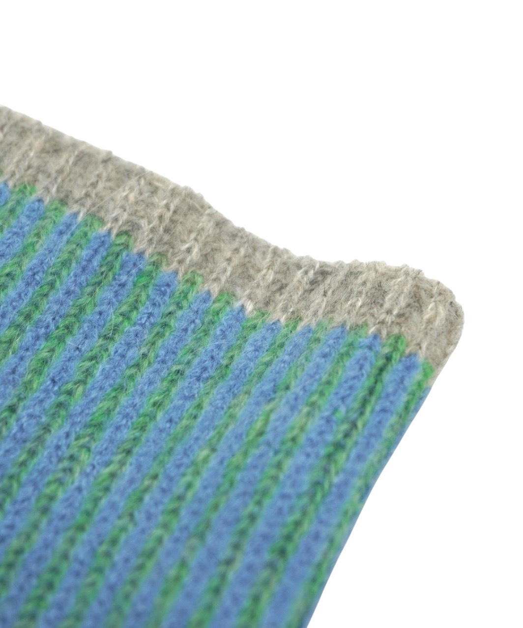 RIBLET NECK WARMER - OCEAN BLUE/MINT GREEN