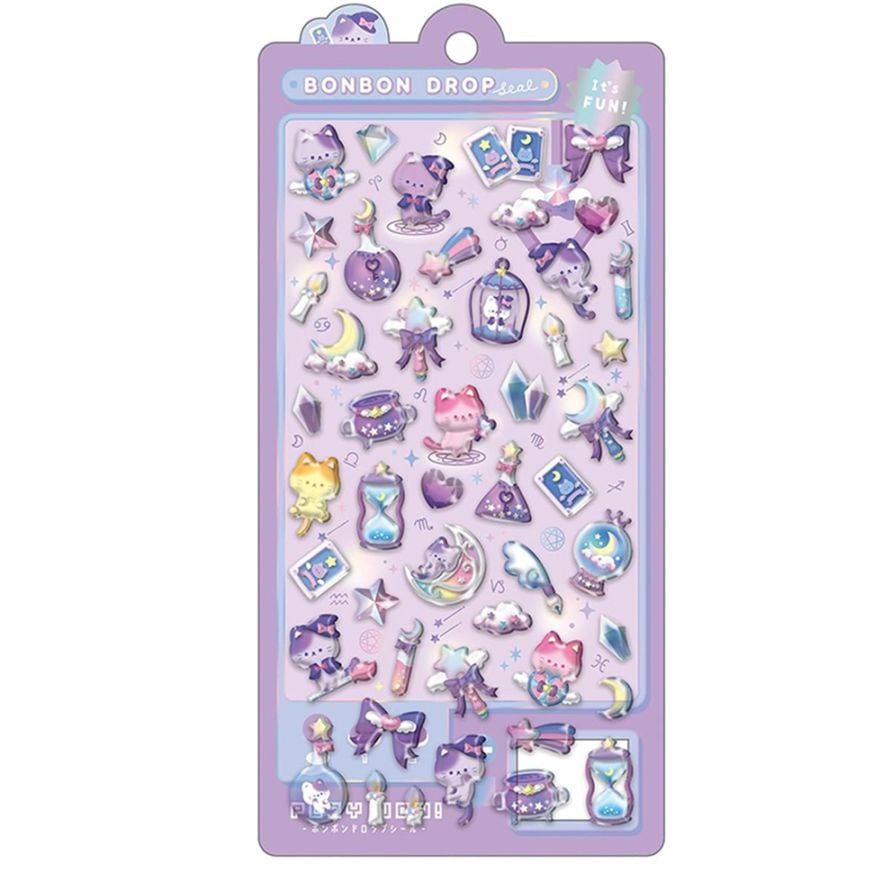 お一人様1点まで クーリア シール ボンボンドロップシール まじょねこ