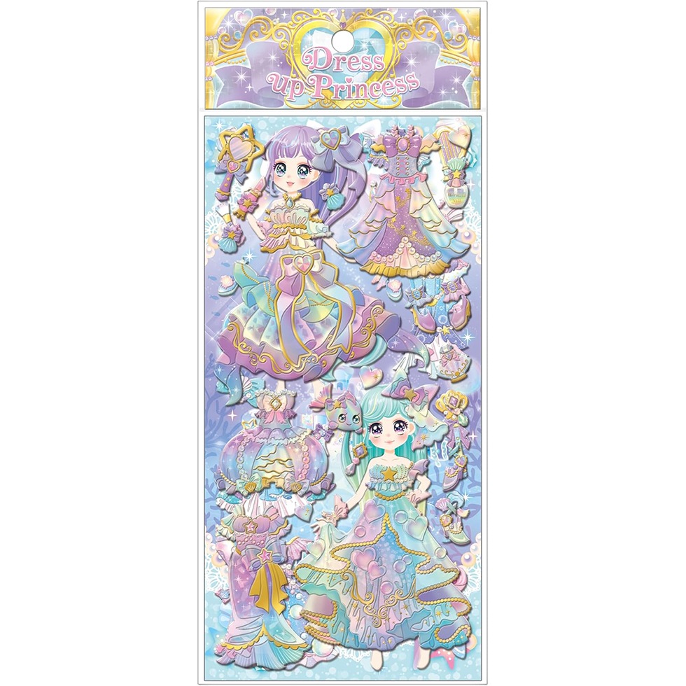 お一人様1点のみ クーリア シール ドレスアッププリンセスシール