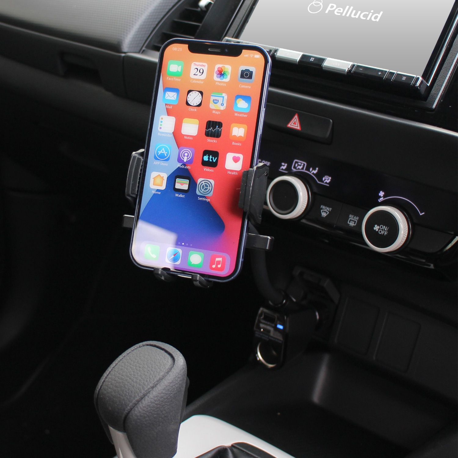 ワンタッチ開閉 スマホホルダー アクセサリソケット PPH2110