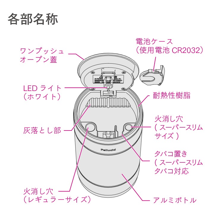 メタルシンプルアッシュトレイ ブロンズ PDA2206 | 灰皿 | ペルシード