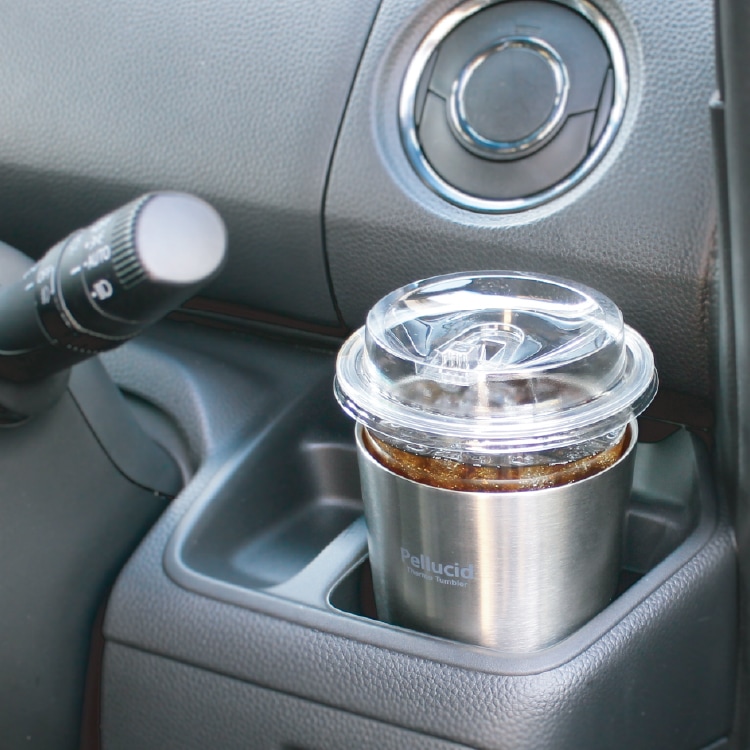 サーモタンブラー(シルバー) PDK2314 | ドリンクホルダー | ペルシード