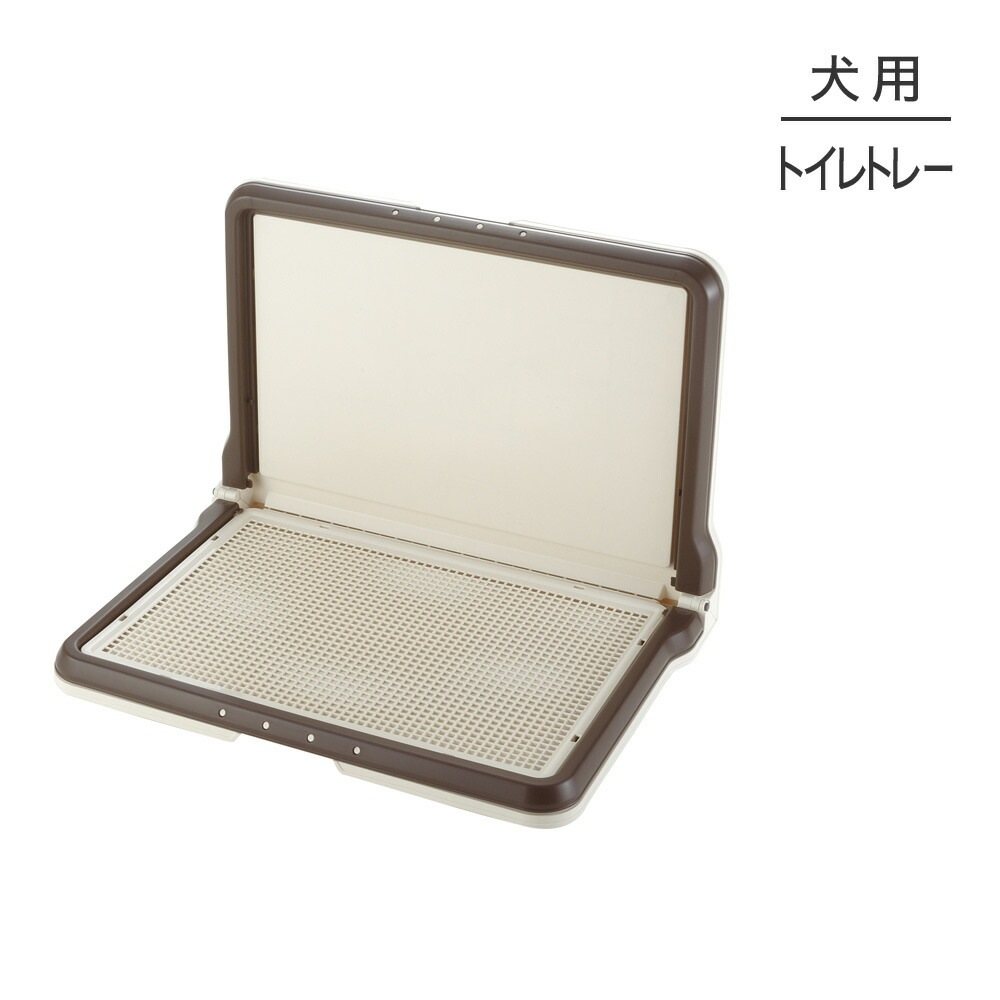 リッチェル しつけ用ステップ L型トレー ワイド ダークブラウン トイレトレー 犬 ドッグ 犬 トイレ用品 トイレトレー ぺモス 公式 Pemos 人気ペットフードペット用品