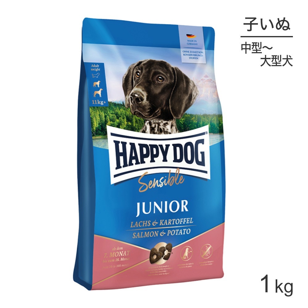 HAPPY DOG ��� ����˥� �桦�緿�� 7����ʹߤλҸ��� �������&�ݥƥ� 1kg(�����ɥå�)[������]