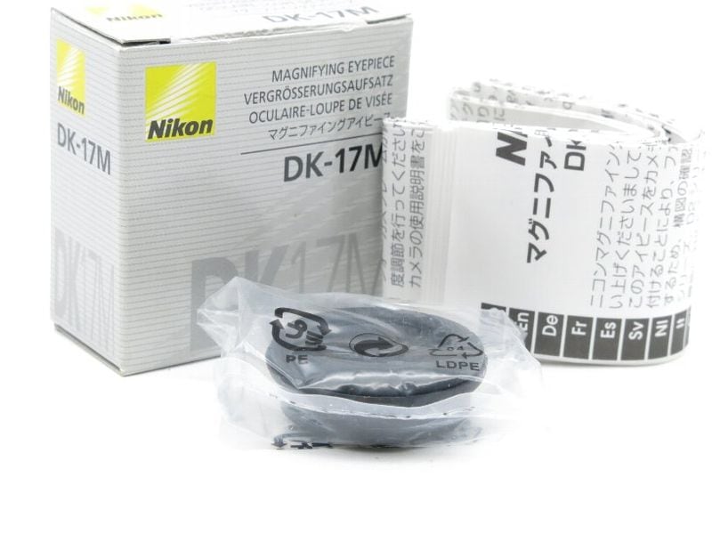 Nikon DK-17M ニコン マグニファイングアイピース マグニファイングアイピース(DK-17M)と接眼補助レンズ(DK-17C) - すり
