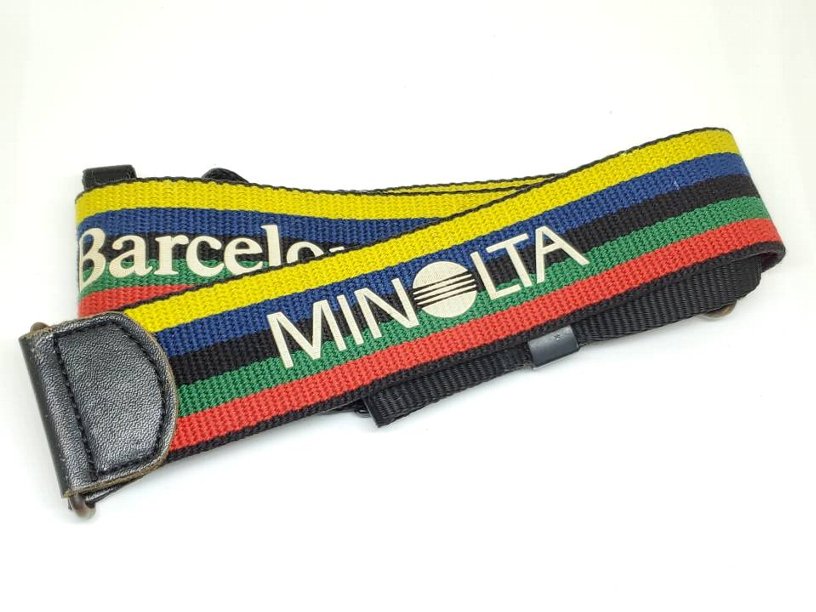 中古】ミノルタ バルセロナ五輪ストラップ ｜ペンギンカメラ