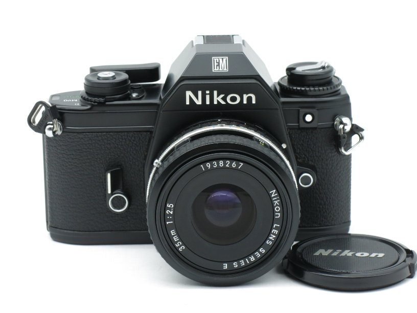 中古】ニコン EM+シリーズE35/F2.5｜ペンギンカメラ