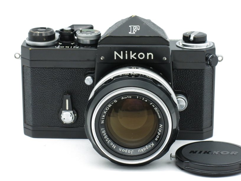中古】ニコン Fアイレベル ブラック+オートニッコール50/F1.4
