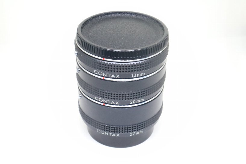 中古】コンタックス オートエクステンションチューブセット 13/20/27mm 