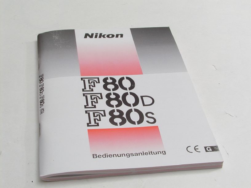 中古】ニコン F80用取扱説明書 英文｜ペンギンカメラ