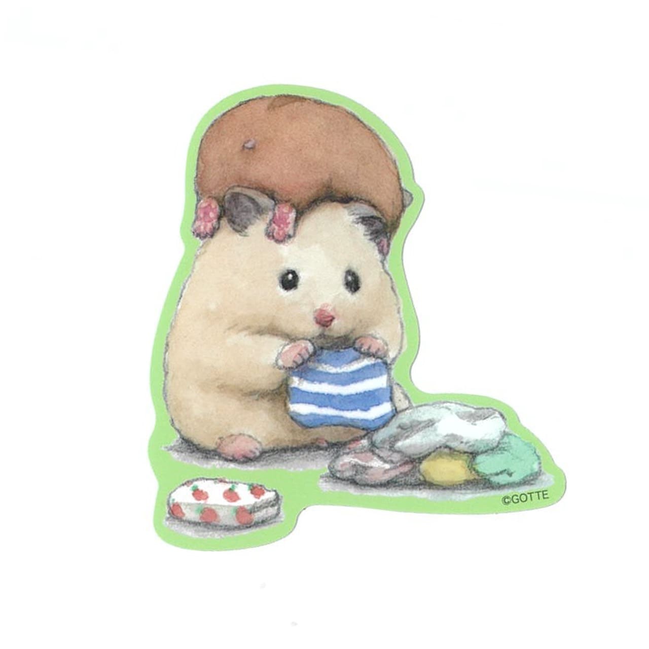 『助六の日常』キャラクターステッカー(のってみたい)