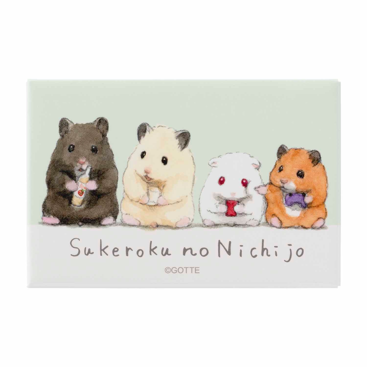 『助六の日常』スクエアマグネット なかよし ARTIST,GOTTE PENGUIN SOUVENIR