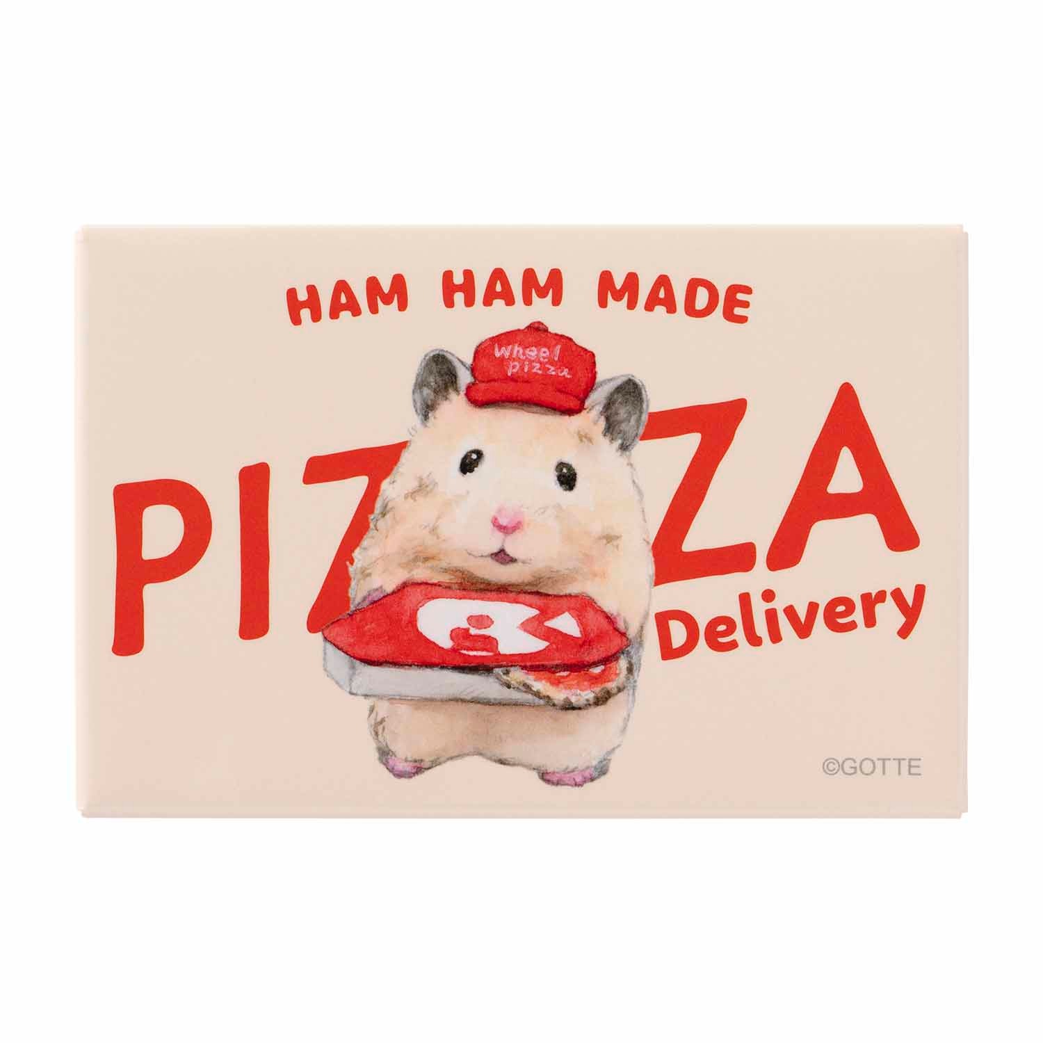 『助六の日常』スクエアマグネット　ピザでーちゅ