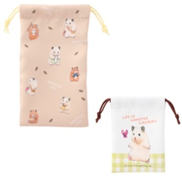 『助六の日常』２P巾着セット　おでかけ