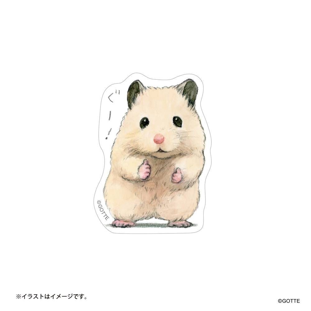 『助六の日常』スマホに貼れるサイズのステッカー　ぐー！