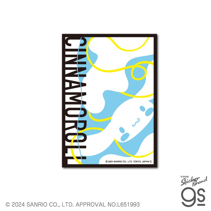 SAN-133 シナモロール Modern ステッカー スクエア