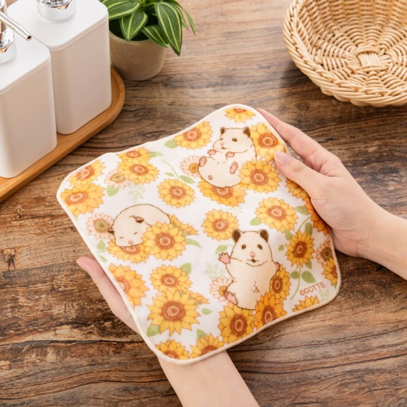 『助六の日常』ハンドタオル　ひまわり