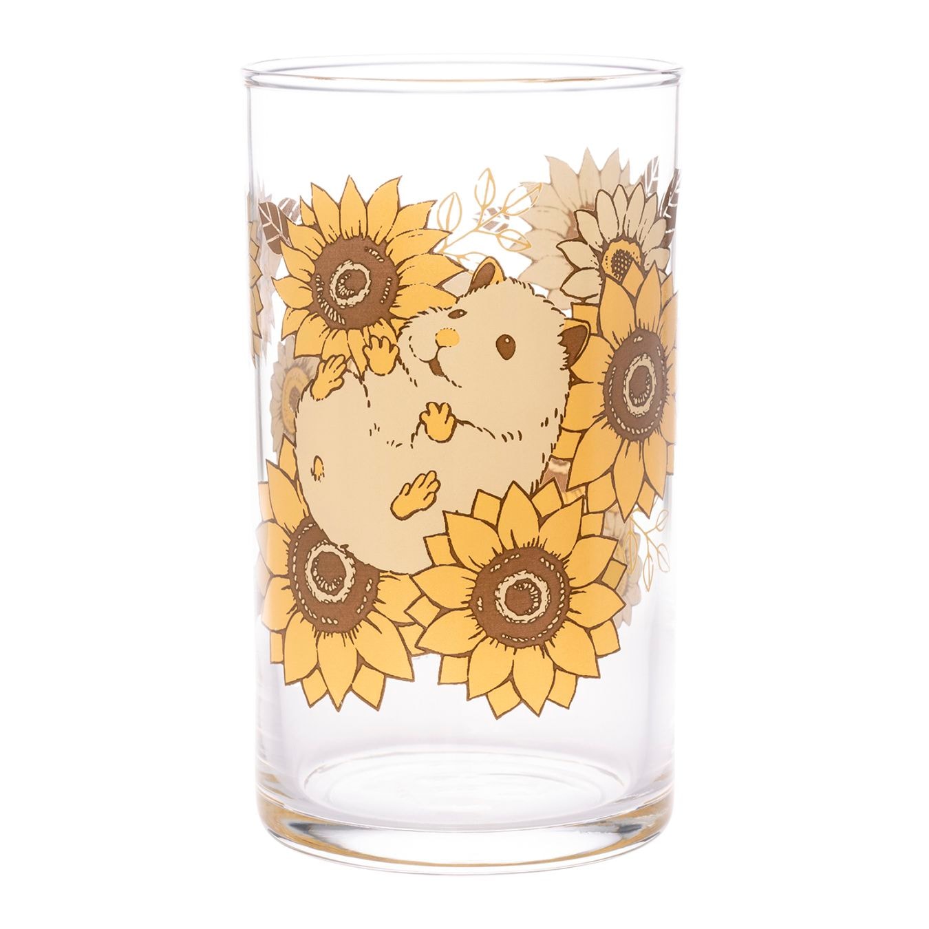 『助六の日常』レトロなストレートグラス　ひまわり